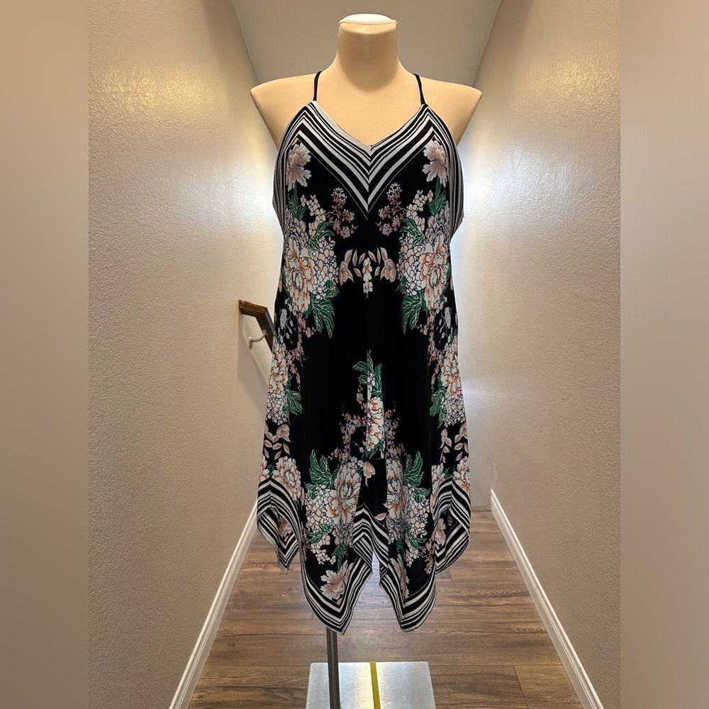 Maurices XXL Spaghetti Strap Floral Print Dress
